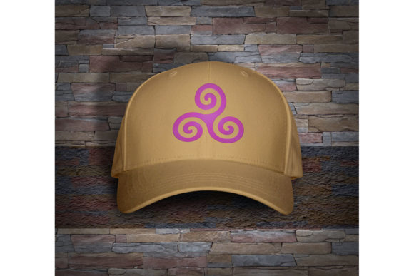 Celtic Triskelion Spiral for Seasonal Embroidery