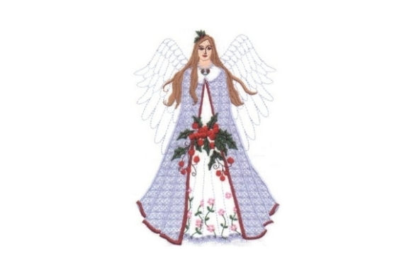 Christmas Fairy Embroidery Design Review for Boutique Sweatshirts