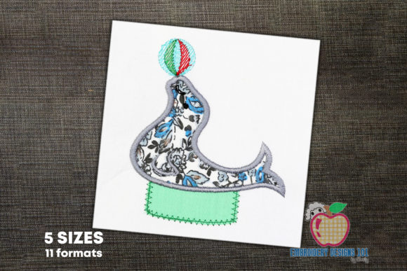 Circus Seal Playing with Ball: An Embroidery Designer’s Review
