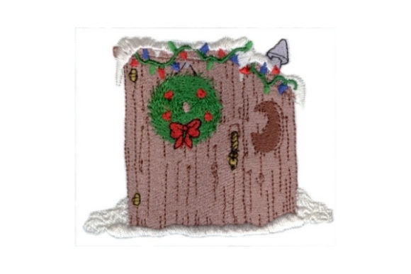 Festive Outhouse