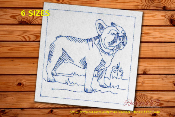French Bulldog Embroidery Design: Craft Fair Product Review