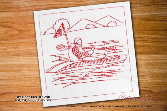Lake Boating: Embroidery Design Review for Boutique Apparel