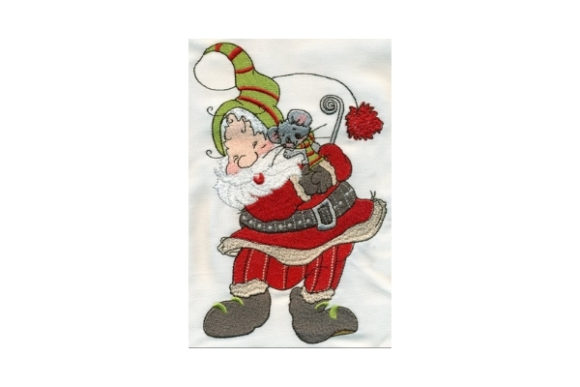 Sassy Lovin on Santa: A Holiday Embroidery Review
