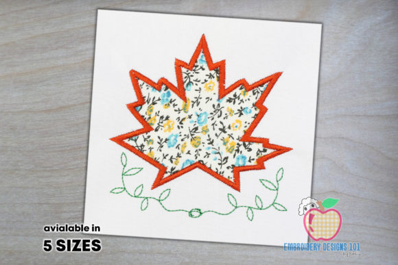 The Red Colored Single Maple Leaf